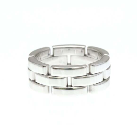 CARTIER 18k Silver Maillon Panthere Ring - Picture 10 of 10